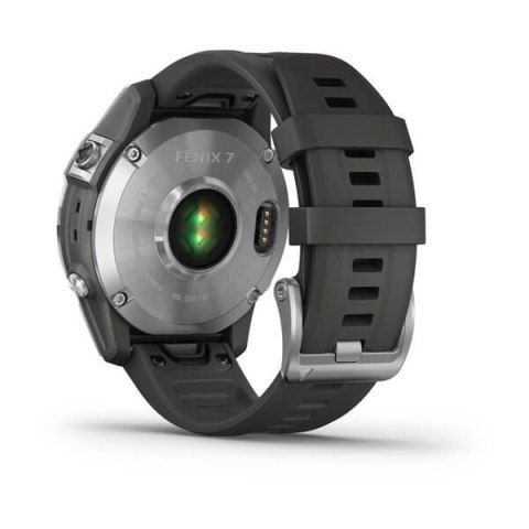 Garmin Zegarek Garmin Fenix 7 Standard Edition (47 mm) Silver / Graphite Band Garmin Zegarek Garmin Fenix 7 Standard Edition (47 mm) Silver / Graphite Band