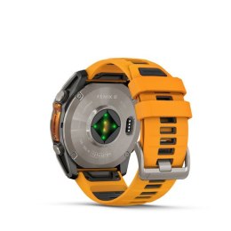 Garmin Zegarek Garmin Fenix 8 AMOLED Sapphire Titanium Spark Orange