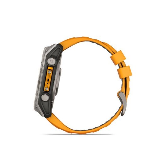 Garmin Zegarek Garmin Fenix 8 AMOLED Sapphire Titanium Spark Orange Garmin Zegarek Garmin Fenix 8 AMOLED Sapphire Titanium Spark Orange
