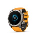 Garmin Zegarek Garmin Fenix 8 AMOLED Sapphire Titanium Spark Orange