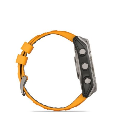 Garmin Zegarek Garmin Fenix 8 AMOLED Sapphire Titanium Spark Orange Garmin Zegarek Garmin Fenix 8 AMOLED Sapphire Titanium Spark Orange