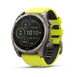 Garmin Zegarek Garmin Fenix 8 Solar Sapphire Titanium Amp Yellow/Graphite