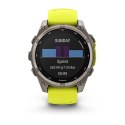 Garmin Zegarek Garmin Fenix 8 Solar Sapphire Żółty