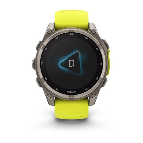 Garmin Zegarek Garmin Fenix 8 Solar Sapphire Żółty Garmin Zegarek Garmin Fenix 8 Solar Sapphire Żółty