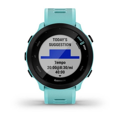 Garmin Zegarek Garmin Forerunner 55 42mm Turkusowy Garmin Zegarek Garmin Forerunner 55 42mm Turkusowy