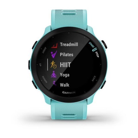 Garmin Zegarek Garmin Forerunner 55 42mm Turkusowy Garmin Zegarek Garmin Forerunner 55 42mm Turkusowy