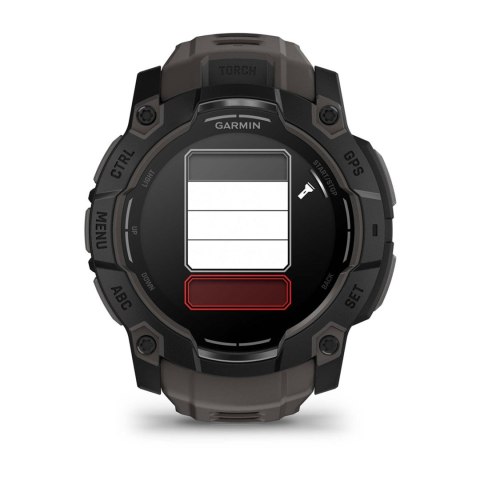 Garmin Zegarek Garmin Instinct 3 - 50 mm AMOLED Black met charcoal band Garmin Zegarek Garmin Instinct 3 - 50 mm AMOLED Black met charcoal band