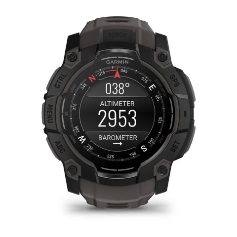 Garmin Zegarek Garmin Instinct 3 - 50 mm AMOLED Black met charcoal band Garmin Zegarek Garmin Instinct 3 - 50 mm AMOLED Black met charcoal band
