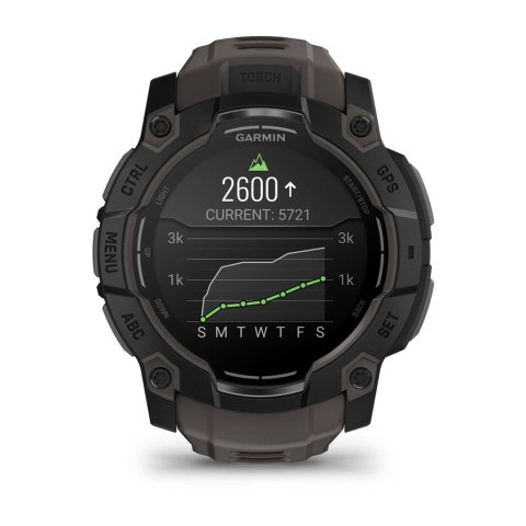 Garmin Zegarek Garmin Instinct 3 - 50 mm AMOLED Black met charcoal band Garmin Zegarek Garmin Instinct 3 - 50 mm AMOLED Black met charcoal band