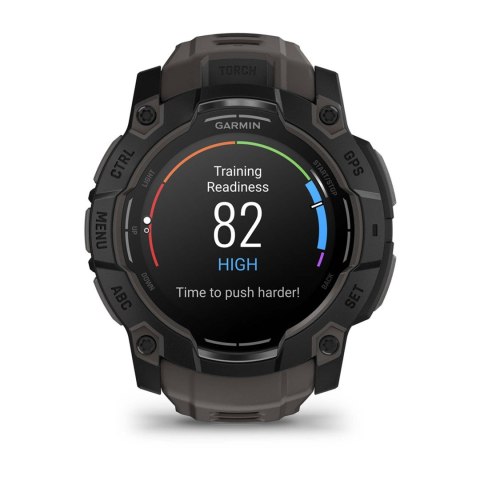 Garmin Zegarek Garmin Instinct 3 - 50 mm AMOLED Black met charcoal band Garmin Zegarek Garmin Instinct 3 - 50 mm AMOLED Black met charcoal band