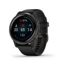 Garmin Zegarek Garmin Venu 2 (45 mm) Slate Stainless Steel Bezel / Black Case / Silicone Band
