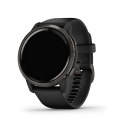 Garmin Zegarek Garmin Venu 2 (45 mm) Slate Stainless Steel Bezel / Black Case / Silicone Band
