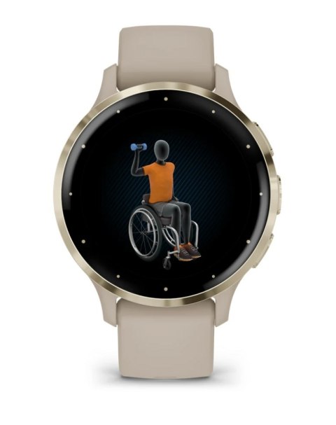 Garmin Zegarek Garmin Venu 3S 41mm Beżowy Garmin Zegarek Garmin Venu 3S 41mm Beżowy