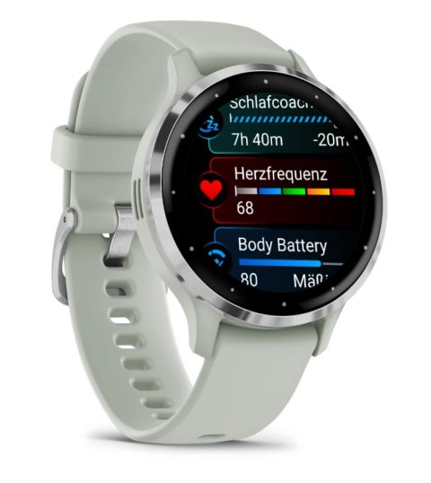 Garmin Zegarek Garmin Venu 3S 41mm Srebrny Garmin Zegarek Garmin Venu 3S 41mm Srebrny