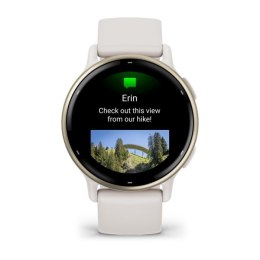 Garmin Zegarek Garmin Vivoactive 5 42mm Kremowo-złoty