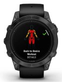 Garmin Zegarek sportowy Garmin EPIX PRO g2 47mm Slate Gray Black / Black Band