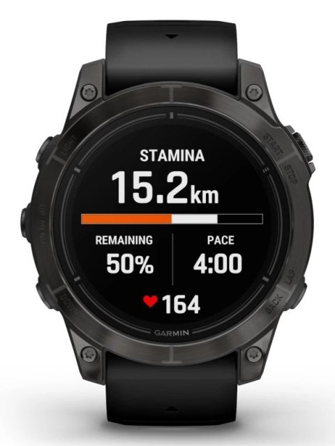 Garmin Zegarek sportowy Garmin EPIX PRO g2 47mm Slate Gray Black / Black Band Garmin Zegarek sportowy Garmin EPIX PRO g2 47mm Slate Gray Black / Black Band