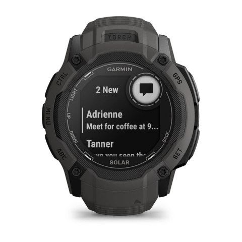 Garmin Zegarek sportowy Garmin Instinct 2X SOLAR Grafitowy Garmin Zegarek sportowy Garmin Instinct 2X SOLAR Grafitowy