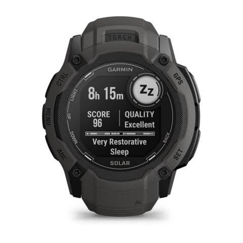 Garmin Zegarek sportowy Garmin Instinct 2X SOLAR Grafitowy Garmin Zegarek sportowy Garmin Instinct 2X SOLAR Grafitowy