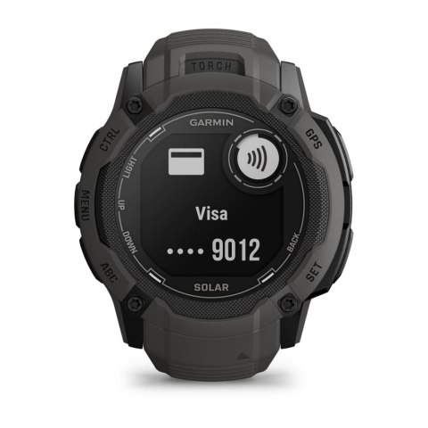 Garmin Zegarek sportowy Garmin Instinct 2X SOLAR Grafitowy Garmin Zegarek sportowy Garmin Instinct 2X SOLAR Grafitowy