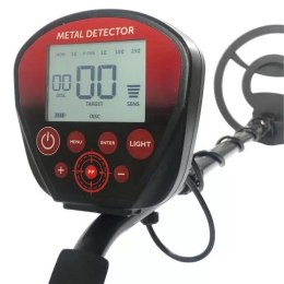 PowerNeed POWERNEED WYKRYWACZ METALI, WYŚWIETLACZ LCD Z PODŚWIETLENIEM,PINPOINTER, WODOODPORNA CEWKA 25CM MD25