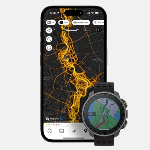 Suunto Zegarek sportowy SUUNTO VERTICAL SOLAR ALL BLACK Suunto Zegarek sportowy SUUNTO VERTICAL SOLAR ALL BLACK