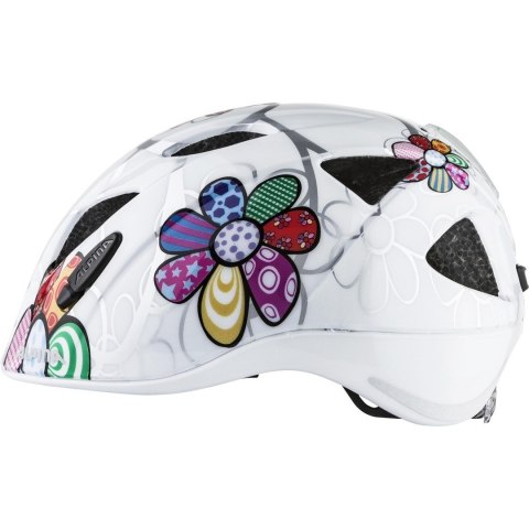 ALPINA Kask rowerowy ALPINA XIMO FLASH biały w kwiatki 49-54 ALPINA Kask rowerowy ALPINA XIMO FLASH biały w kwiatki 49-54