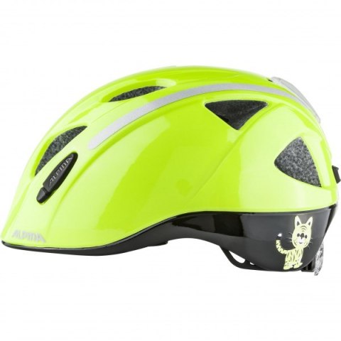 ALPINA Kask rowerowy ALPINA XIMO FLASH jaskrawy żółty 49-54 ALPINA Kask rowerowy ALPINA XIMO FLASH jaskrawy żółty 49-54