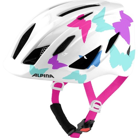 ALPINA Kask rowerowy ALPINA PICO biel perłowa motyle połysk 50-55 new 2021 ALPINA Kask rowerowy ALPINA PICO biel perłowa motyle połysk 50-55 new 2021