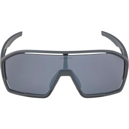 ALPINA Okulary ALPINA BONFIRE kolor MIDNIGHT-GREY MATT szkło BLACK MIRROR Cat.3 FOGSTOP