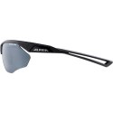 ALPINA Okulary na rower ALPINA NYLOS HR czarne mat szkło czarne lustro Cat.3