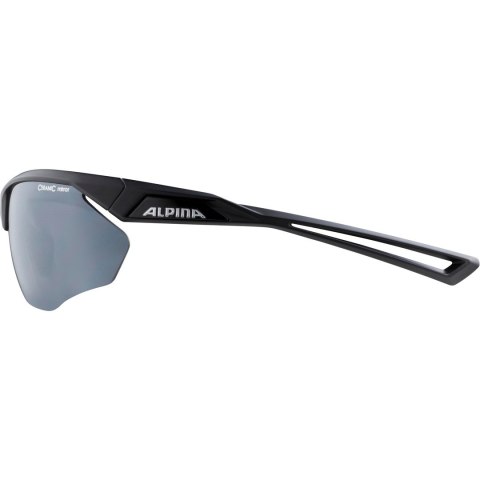 ALPINA Okulary na rower ALPINA NYLOS HR czarne mat szkło czarne lustro Cat.3 ALPINA Okulary na rower ALPINA NYLOS HR czarne mat szkło czarne lustro Cat.3