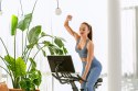 OVICX Rower stacjonarny, magnetyczny OVICX Q200X z ekranem dotykowym 15,6" TFT, WIFI bluetooth&app (WYPRZEDAŻ)