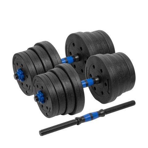 Rebel Hantle bitumiczne regulowane z łącznikiem 2x15kg REBEL ACTIVE Rebel Hantle bitumiczne regulowane z łącznikiem 2x15kg REBEL ACTIVE