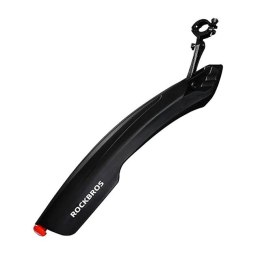 Rockbros Błotnik Rockbros DNB8001BK z czerwoną lampką LED - czarny