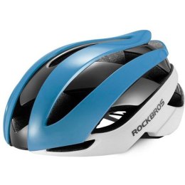 Rockbros Kask rowerowy Rockbros 10110004004 rozmiar M - niebiesko-biały
