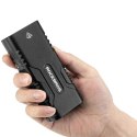 Rockbros Lampka rowerowa Rockbros 24310002001 850 lm z funkcją powerbanku + kabel USB-C - USB-A - czarna