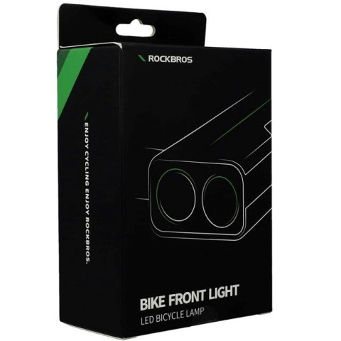 Rockbros Lampka rowerowa Rockbros 24310002001 850 lm z funkcją powerbanku + kabel USB-C - USB-A - czarna Rockbros Lampka rowerowa Rockbros 24310002001 850 lm z funkcją powerbanku + kabel USB-C - USB-A - czarna