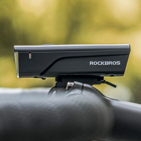 Rockbros Lampka rowerowa przednia Rockbros 24510003001 260 lm + kabel USB-C - USB-A - czarna Rockbros Lampka rowerowa przednia Rockbros 24510003001 260 lm + kabel USB-C - USB-A - czarna