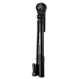 Rockbros Pompka rowerowa Rockbros 42310006001 z manometrem - czarna