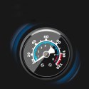 Rockbros Pompka rowerowa Rockbros 42310006001 z manometrem - czarna