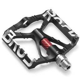 Rockbros Zestaw pedałów rowerowych Rockbros 37213071001 ze stopu aluminium - czarne