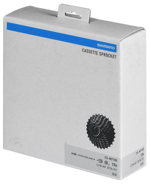 SHIMANO Shimano Kaseta 12rz 10-51 CS-M7100 SHIMANO Shimano Kaseta 12rz 10-51 CS-M7100