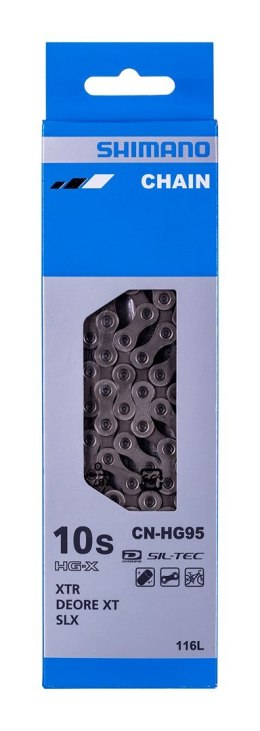 SHIMANO Shimano Łańcuch 10rz 116 Ogniw CN-HG95 +Pin