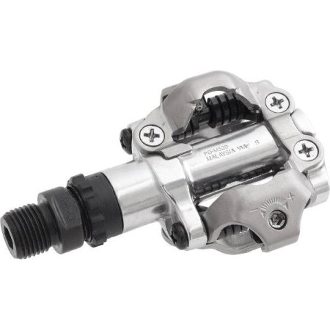 SHIMANO Shimano Pedały SPD PD-M520 Srebrne SHIMANO Shimano Pedały SPD PD-M520 Srebrne