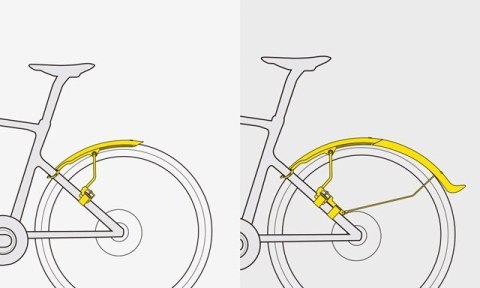 TOPEAK Błotnik rowerowy TOPEAK ETRAFENDER SET G1&G2 (GRAVEL) TOPEAK Błotnik rowerowy TOPEAK ETRAFENDER SET G1&G2 (GRAVEL)