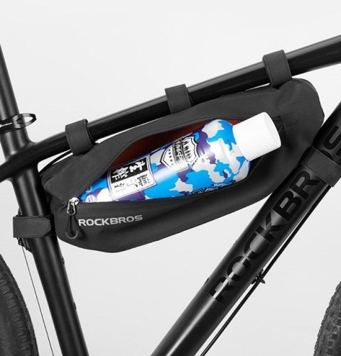 Rockbros Sakwa rowerowa Rockbros AS-043 na rzepy 3l - czarna Rockbros Sakwa rowerowa Rockbros AS-043 na rzepy 3l - czarna