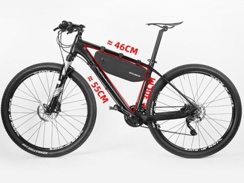 Rockbros Sakwa rowerowa Rockbros AS-043 na rzepy 3l - czarna Rockbros Sakwa rowerowa Rockbros AS-043 na rzepy 3l - czarna