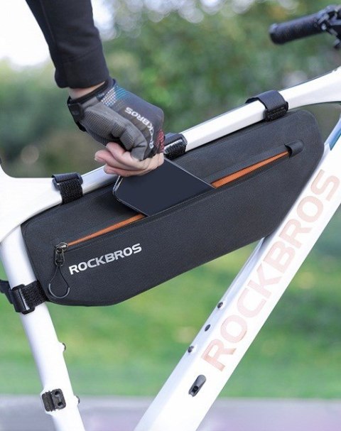 Rockbros Sakwa rowerowa Rockbros AS-043 na rzepy 3l - czarna Rockbros Sakwa rowerowa Rockbros AS-043 na rzepy 3l - czarna