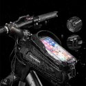 Rockbros Sakwa rowerowa Rockbros B68-1 na ramę pancerna z kieszonką na telefon 1.7l - czarna